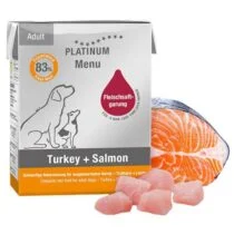 PLATINUM Adult Menu Fish & Chicken riba i piletina hrana za pse 375g